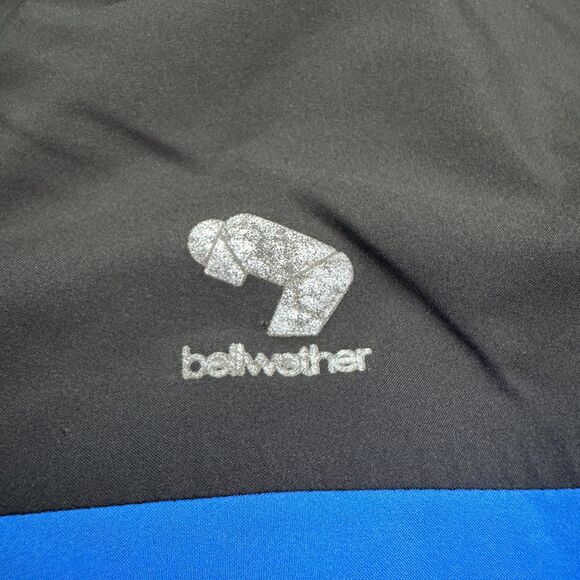 Vintage Bellwether Gore-tex Windbreaker Jacket Mens Large Blue Black Full Zip - Picture 8 of 16